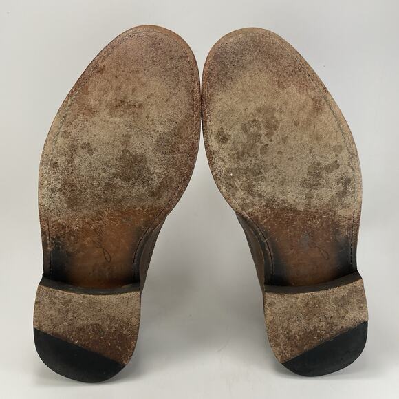 Frye James Oxford Wing Tip Leather Shoes Mens Size 10.5 D Brown Leather Dress main image 7